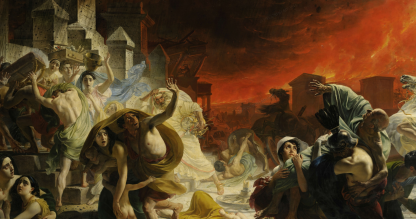 Картина К.П. Брюллова «Последний день Помпеи» - новое течение в живописи России
