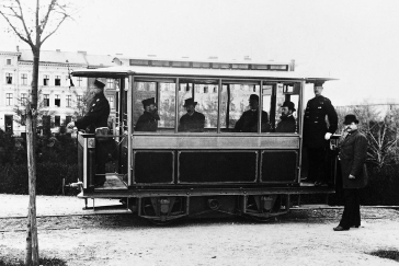 Первый электрический трамвай